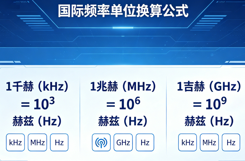 国际频率单位换算频率单位在线计算转换