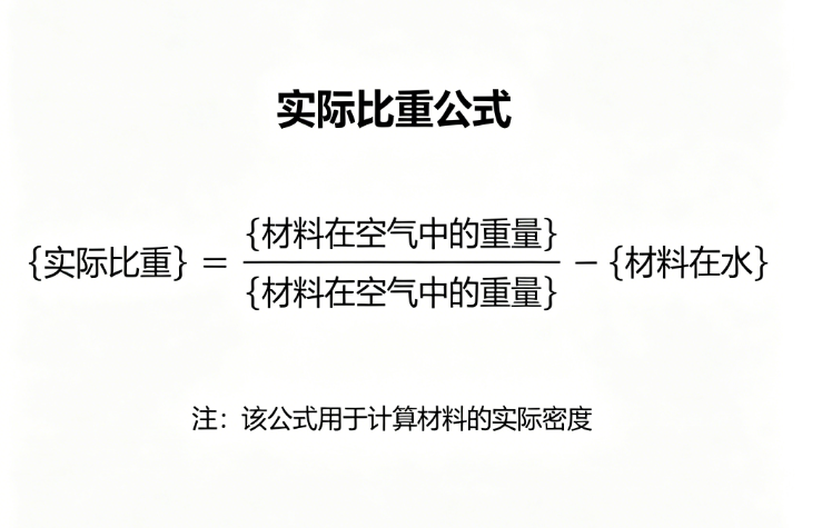 实际比重在线计算器