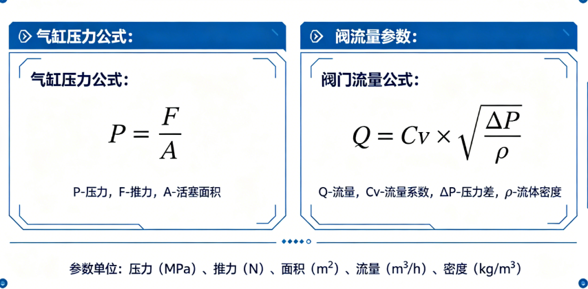 气缸与阀门参数在线计算器