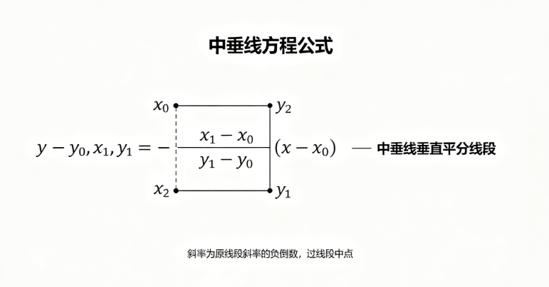中垂线方程在线计算器