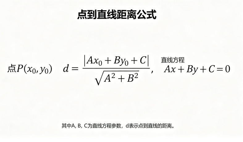 点到直线距离在线计算器