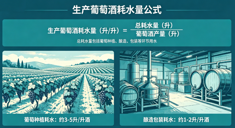 生产葡萄酒耗水量，环评计算