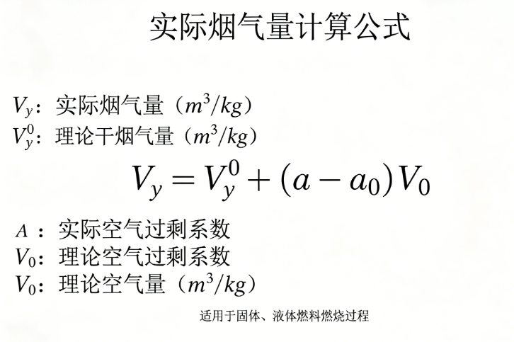 实际烟气量在线计算工具，环评计算