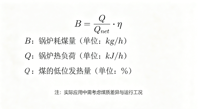 锅炉耗煤量的在线计算工具
