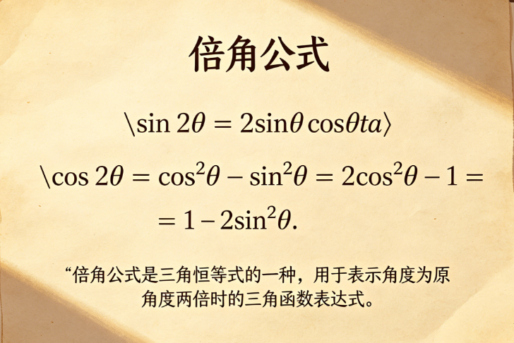 倍角公式在线计算器