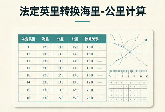 法定英里转换海里-公里在线计算器