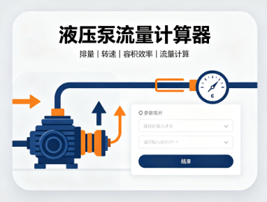 液压泵流量在线计算器