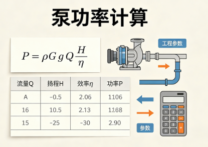 泵功率在线计算