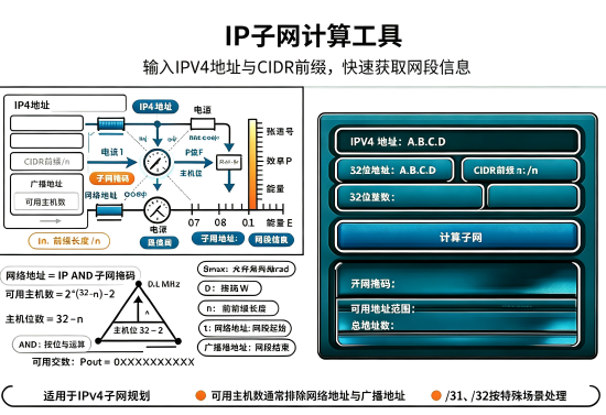 IP子网计算工具