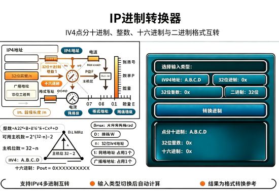 IP进制转换器