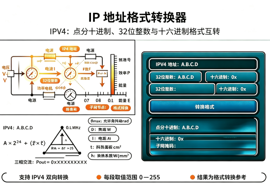 IP地址格式转换器