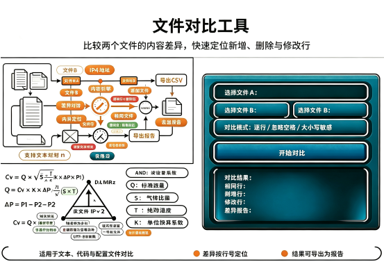文件对比工具在线计算器