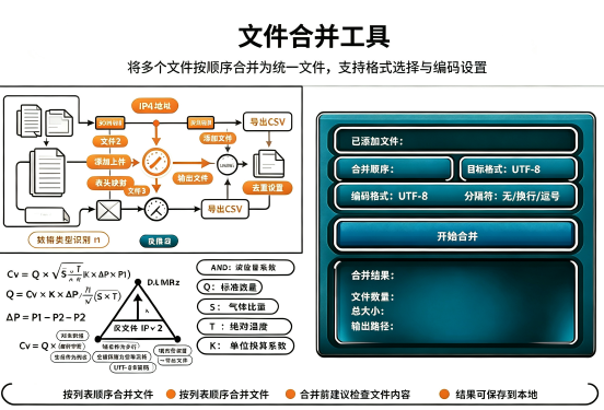 文件合并工具在线计算器