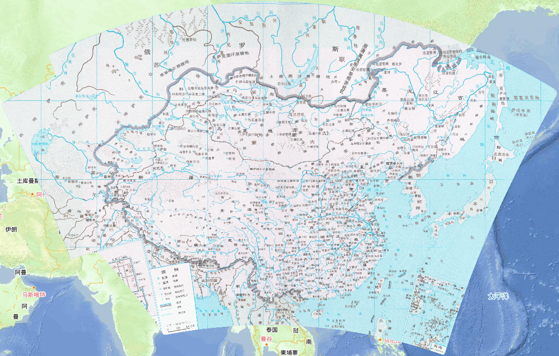 1820年中国清代疆域在线地图