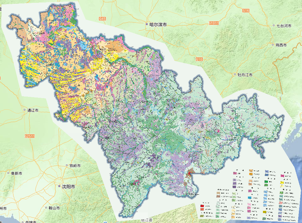 吉林省土壤类型在线地图