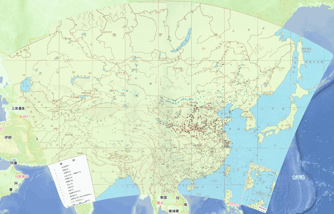 中国原始社会遗址在线地图