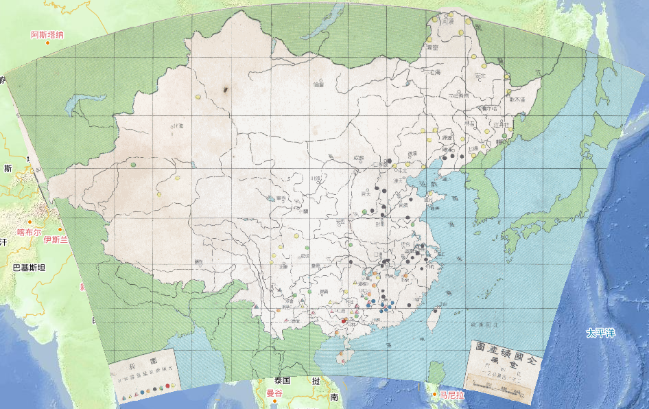 1948年中国全国金属矿产在线地图