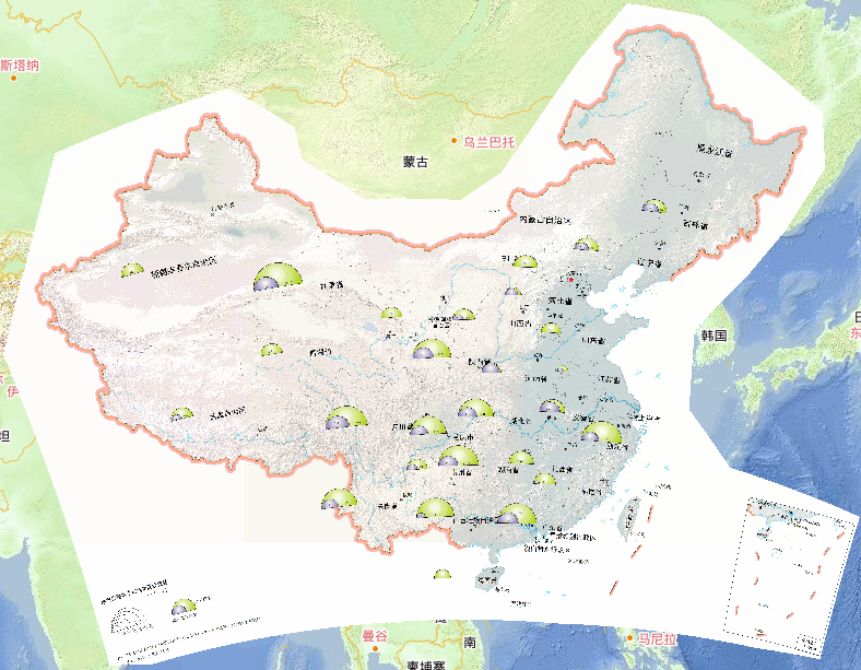 2014年中国地质灾害发生与成功避让在线地图