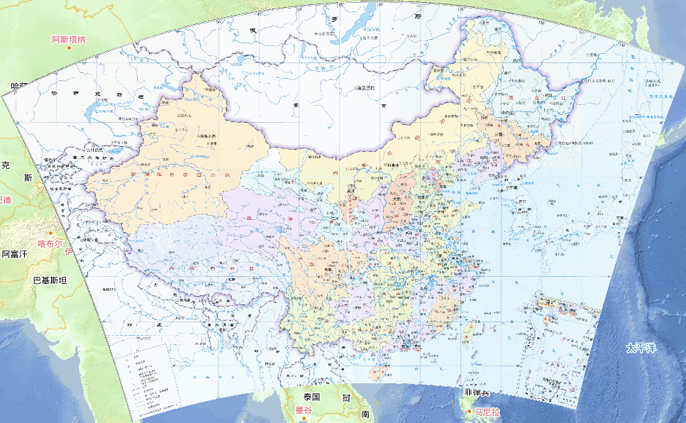 中国政区在线地图