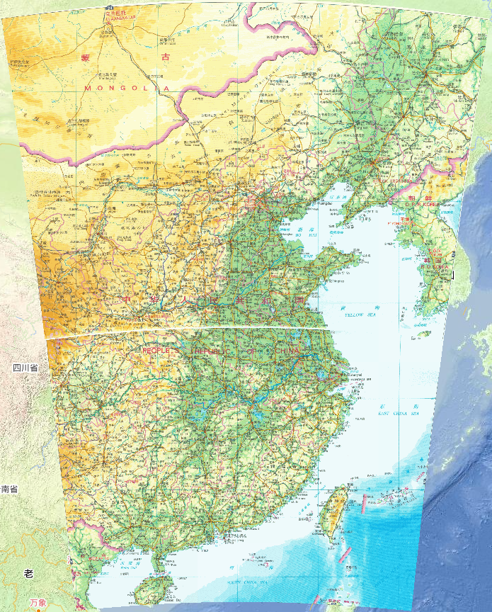 中国东部在线地图