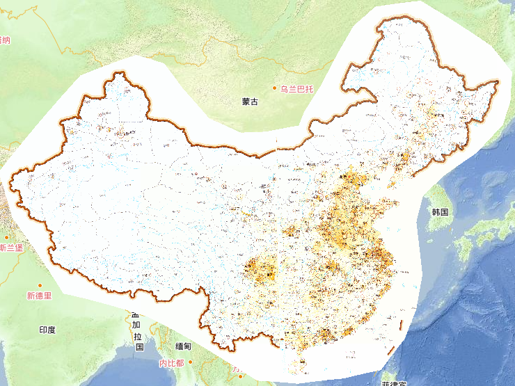 2010年中国人口在线地图