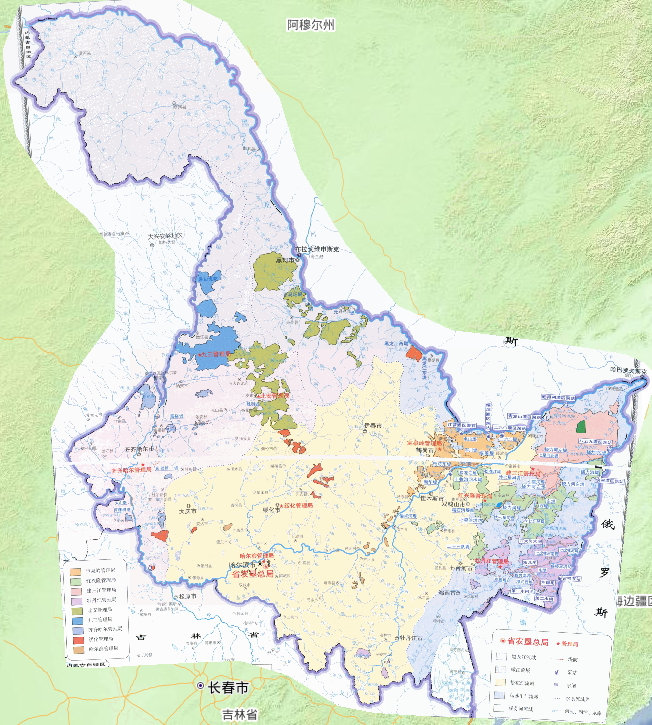 中国黑龙江垦区水利资源在线地图