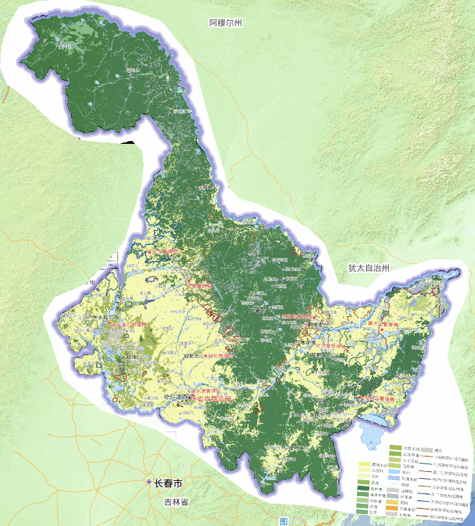 2011年中国黑龙江垦区土地利用现状在线地图