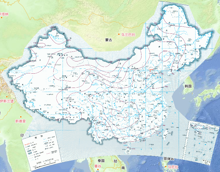 1981-2010年中国30年平均参考作物蒸散量在线地图