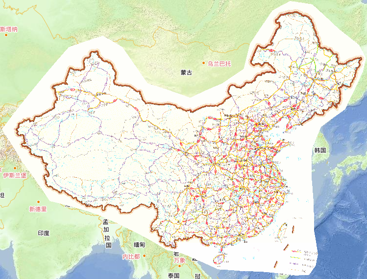 2010年中国公路在线地图