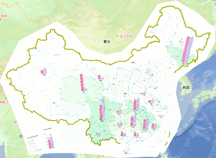 2010年中国倒塌房屋间数占比、损失房屋间数占比与直接经济损失占比在线地图
