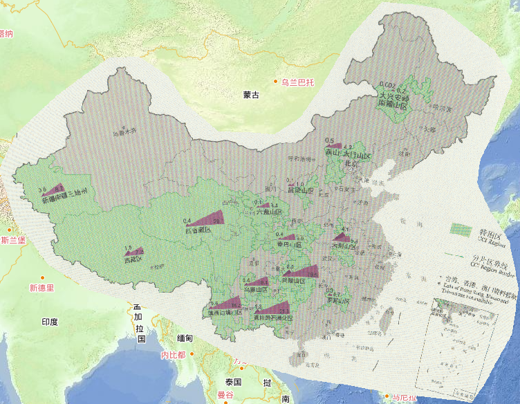 2016年集中连片特殊困难地区分片区房屋倒损情况在线地图