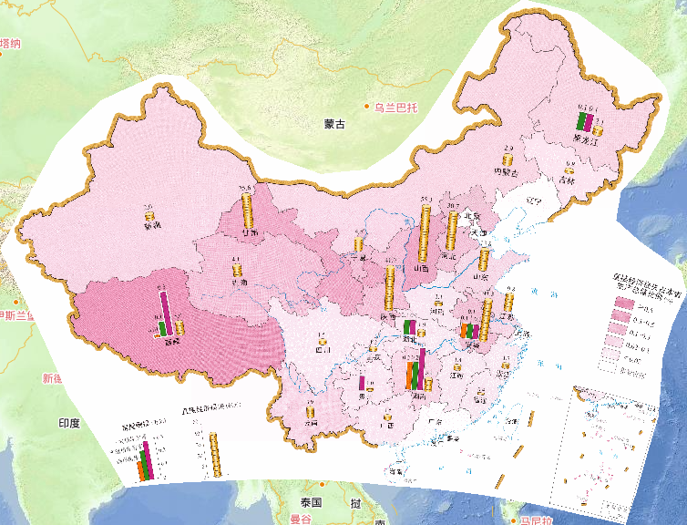 2013年中国低温冷冻和雪灾房屋倒损和经济损失情况在线地图