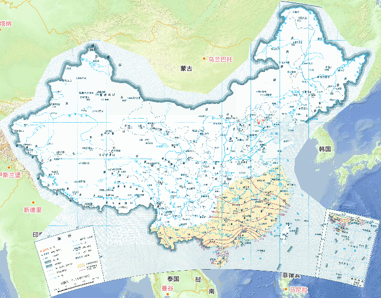 中国双季早稻开花——成熟期降水量在线地图