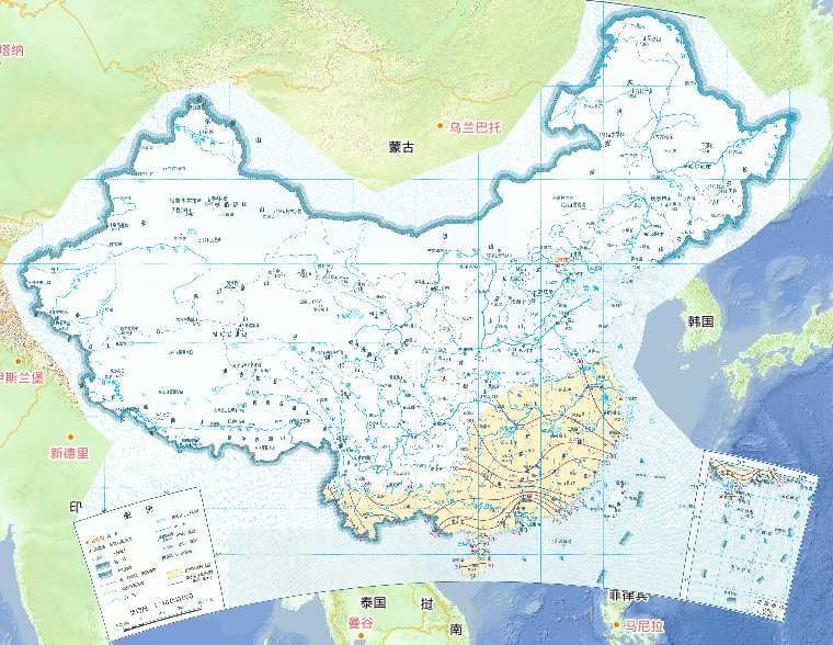 中国双季早稻开花——成熟期降水盈亏量在线地图