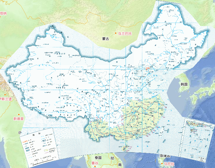 中国双季晚稻全生育期降水量在线地图