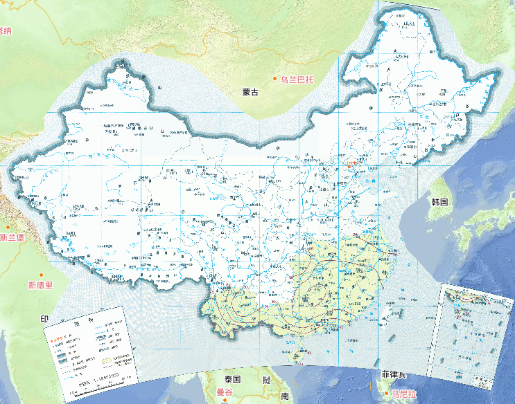 中国双季晚稻全生育期降水盈亏量在线地图