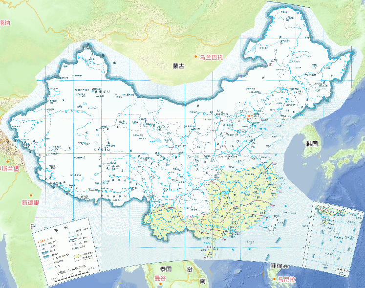 中国双季晚稻拔节——开花期需水量在线地图