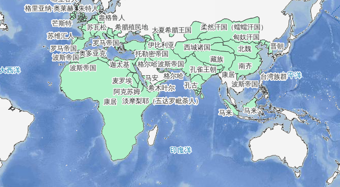 公元480年世界历史地图-奥多亚克-悦般