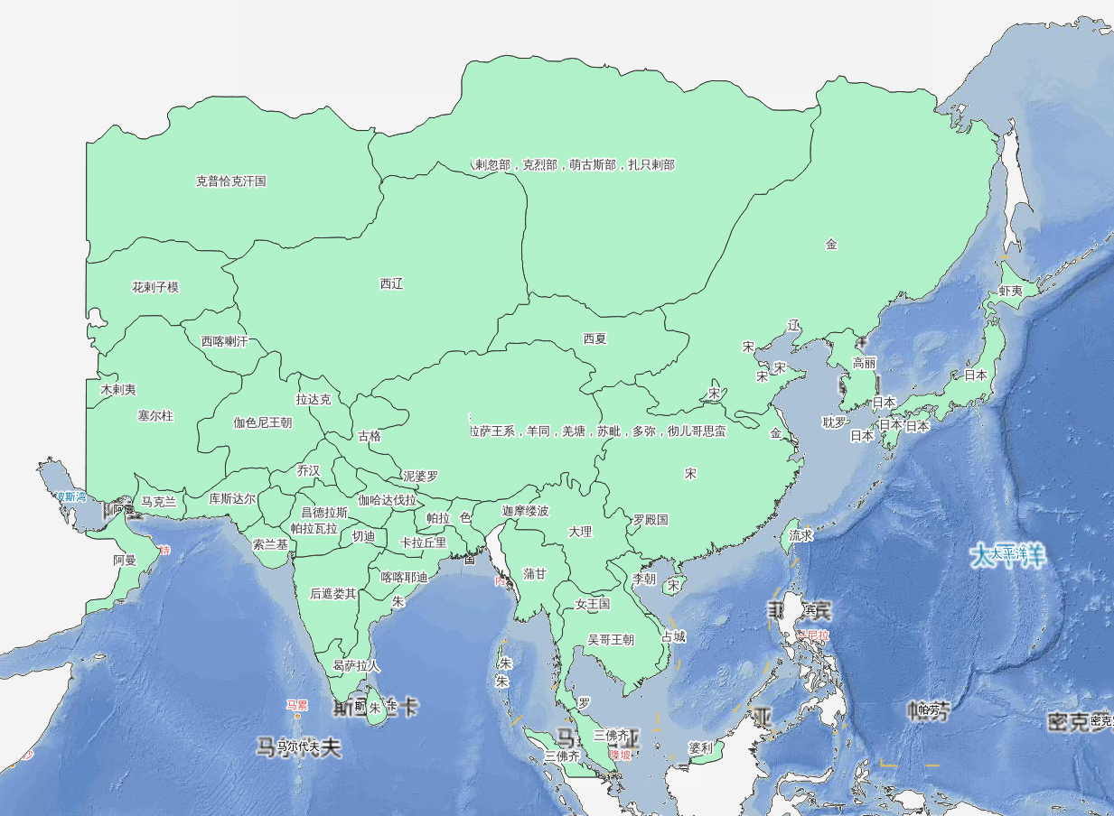 1140年7月南宋抗金战争郾城与颍昌大捷历史地图