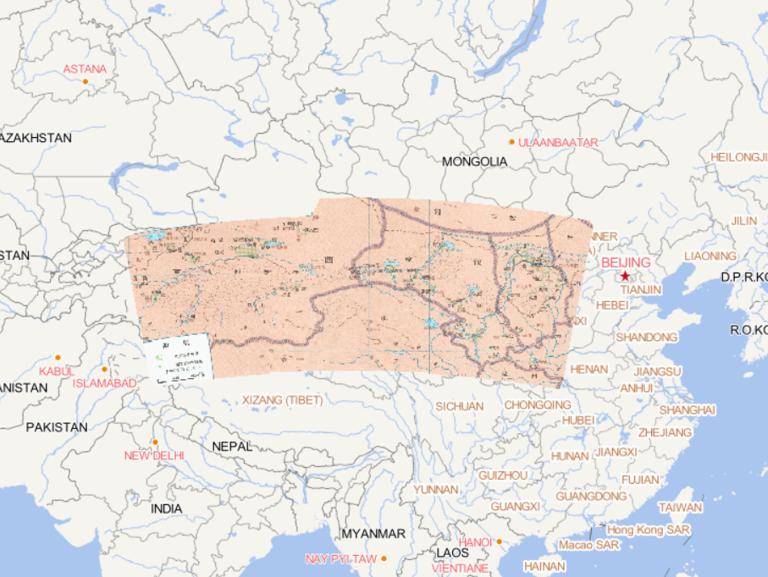 中国西汉时期西北地区军事屯田在线历史地图