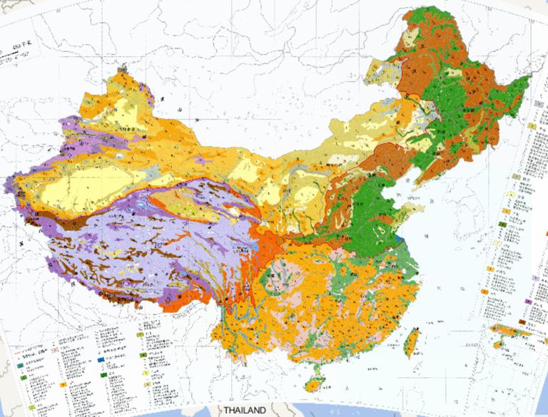 中国土地类型在线地图