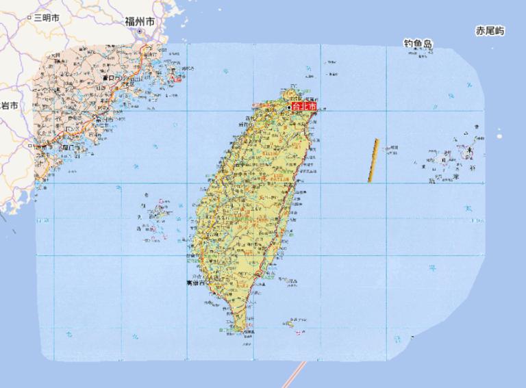 中国台湾省全图