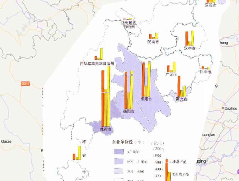 中国汶川灾区国有及规模以上非国有工业企业主要指标在线地图