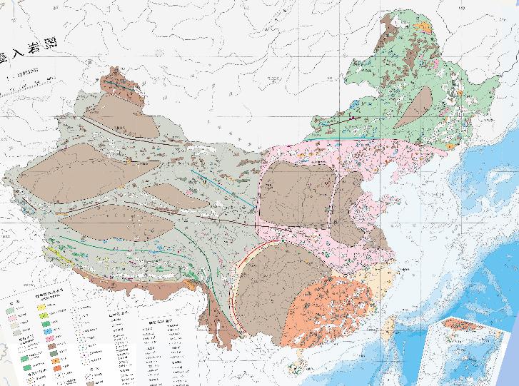 中国侵入岩在线地图
