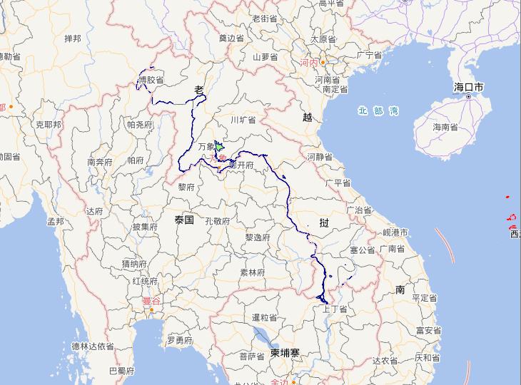 老挝人民民主共和国水域面积