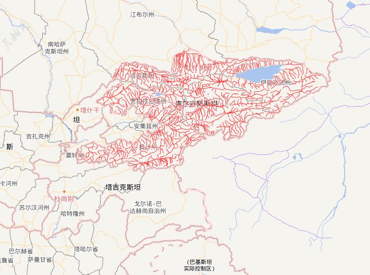 吉尔吉斯斯坦水域路线