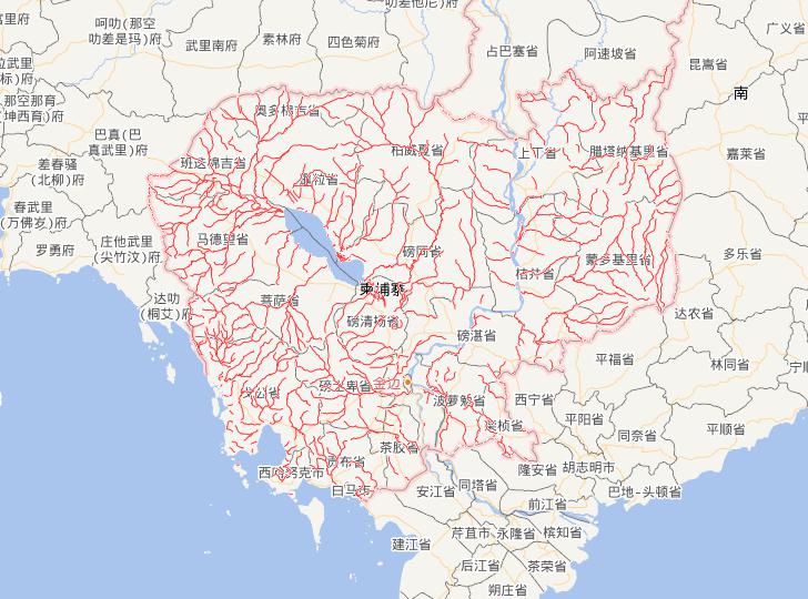 柬埔寨王国水域路线