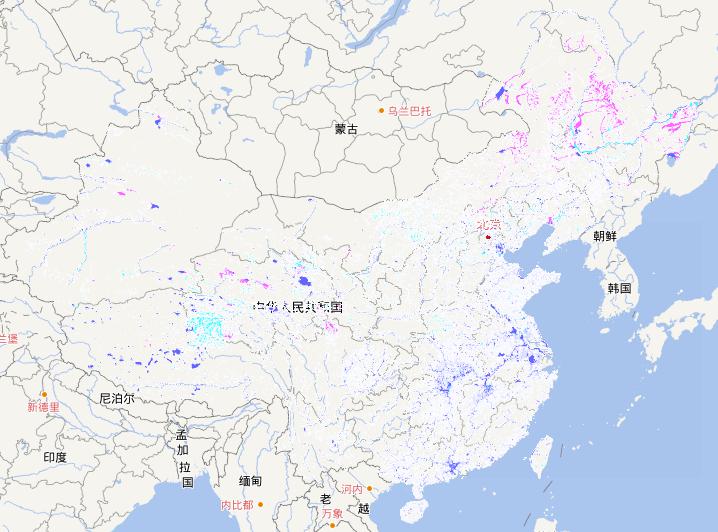 中国湿地2010年矢量数据在线地图