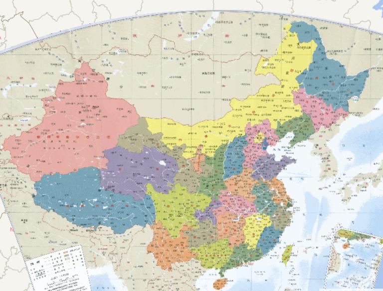 中华人民共和国在线地图（1:1200万）