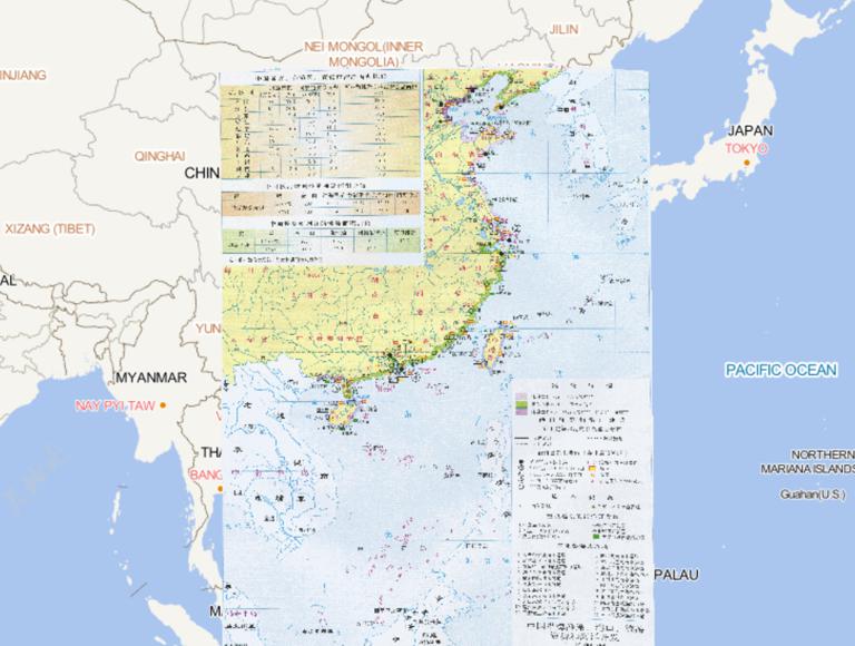 中国沿海滩涂、港口、旅游资源和海洋开发在线地图